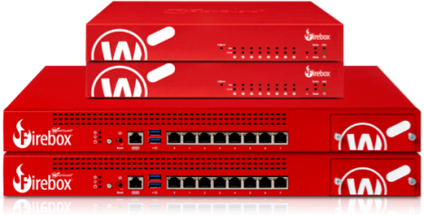 Red Fireboxes stacked on top of each other